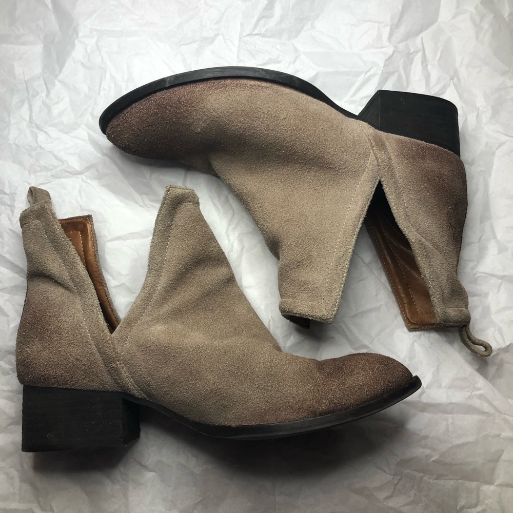 Jeffrey Campbell Muskrat Suede Cut Out Bootie